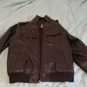 Levi men's faux leather jacket